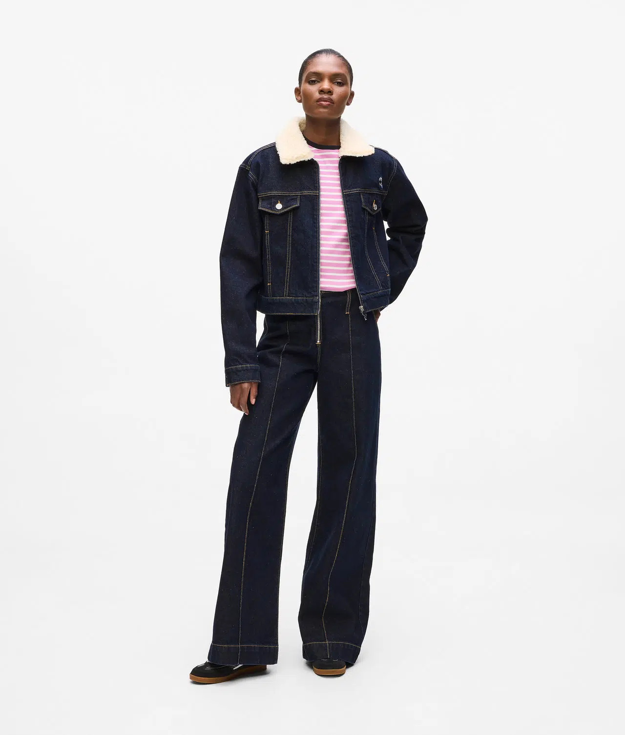 Karl Lagerfeld IKON Jeans mit weitem Bein 4 Karl Lagerfeld IKON Jeans mit weitem Bein – Bild 4