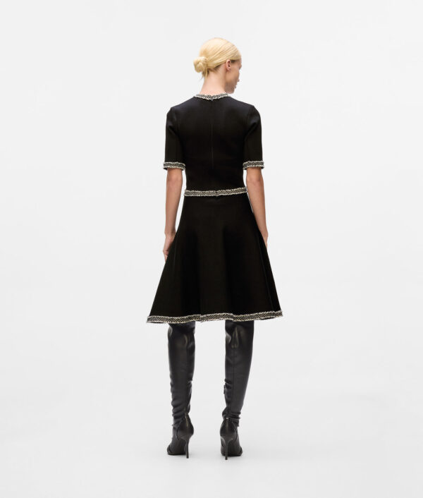 Karl Lagerfeld Strickkleid mit Bouclé-Details – Bild 4