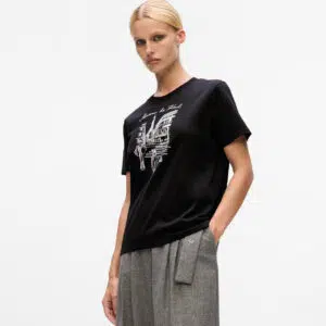 Karl Lagerfeld T-Shirt mit Paris-Skizze 7 A4W17087999 A4W17087999 1