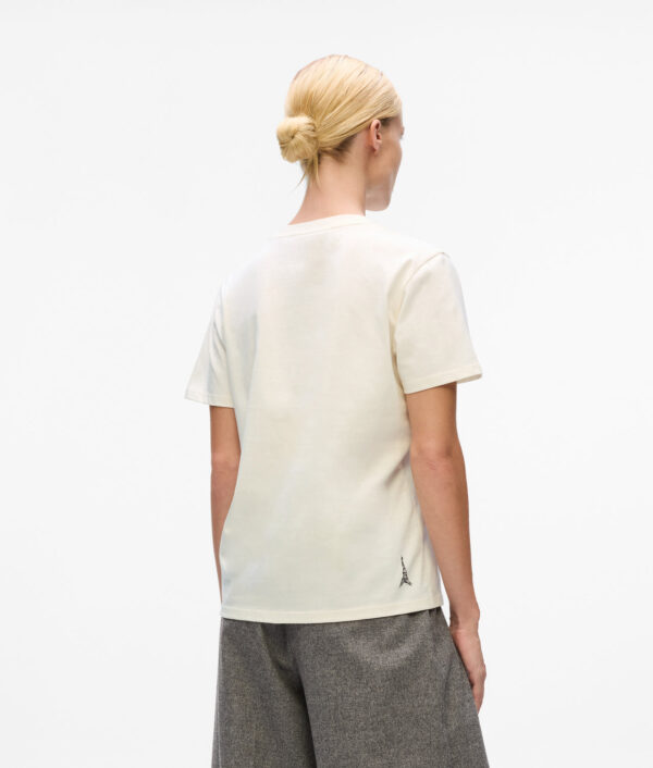 Karl Lagerfeld T-Shirt mit Paris-Skizze – Bild 4