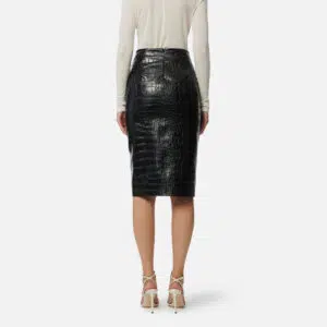 Elisabetta Franchi Rock mit Kroko-Prägung 6 GO10856E2 GO10856E2 110 4