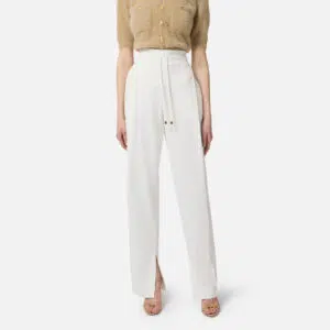 Elisabetta Franchi Hose aus leichtem-Crêpe 6 PA11757E2 PA11757E2 360 4 D