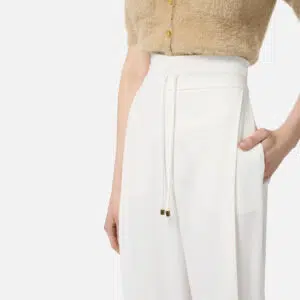 Elisabetta Franchi Hose aus leichtem-Crêpe 7 PA11757E2 PA11757E2 360 5 D