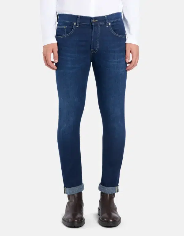 Dondup ICON Regular-Fit Jeans aus Stretch-Denim