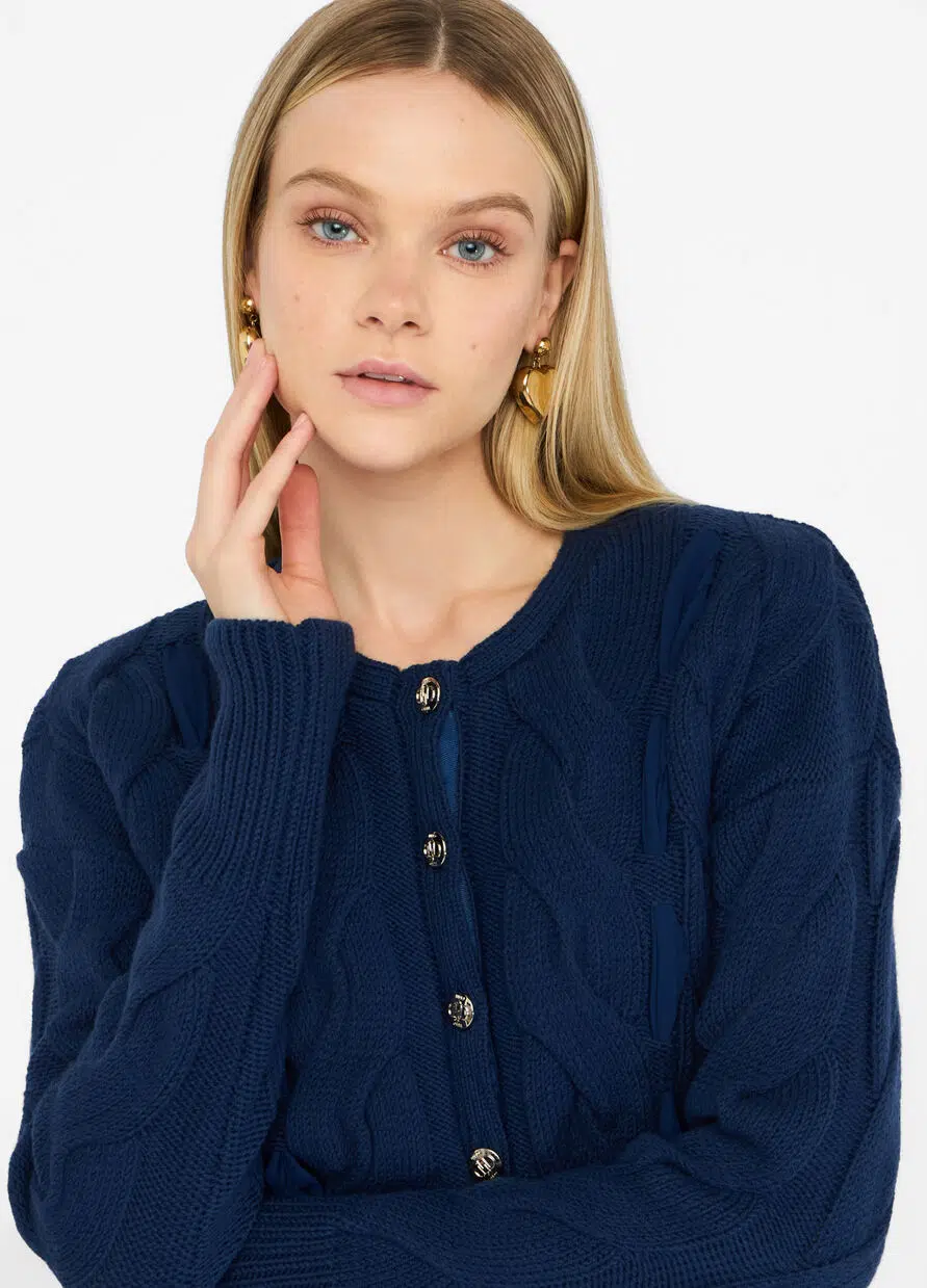 Liu Jo Zopfmuster-Cardigan aus Wolle 3 Liu Jo Zopfmuster-Cardigan aus Wolle – Bild 3