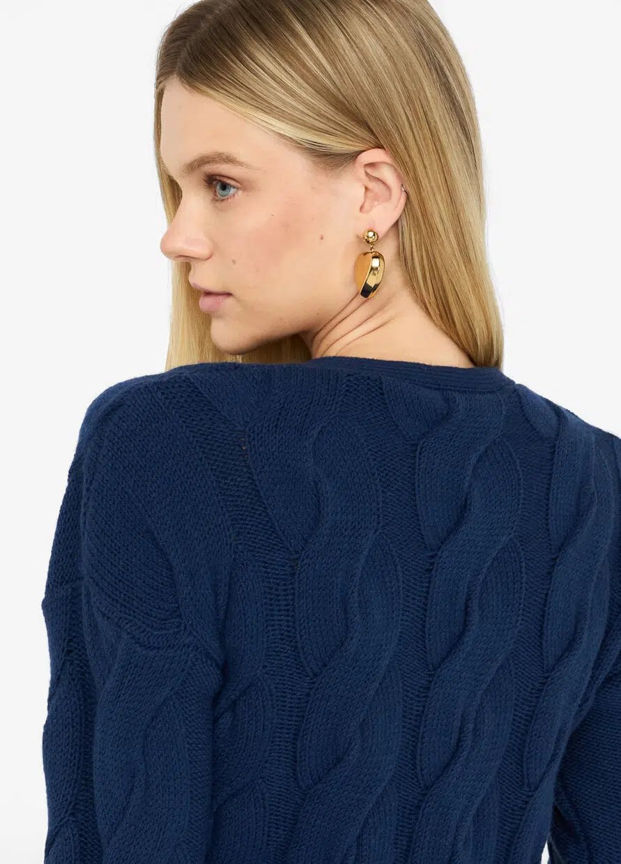 Liu Jo Zopfmuster-Cardigan aus Wolle 5 Liu Jo Zopfmuster-Cardigan aus Wolle – Bild 5