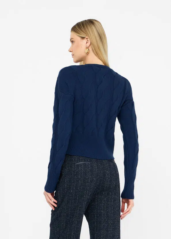 Liu Jo Zopfmuster-Cardigan aus Wolle 6 Liu Jo Zopfmuster-Cardigan aus Wolle – Bild 6