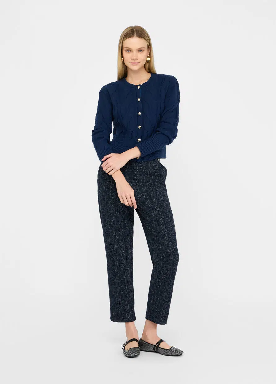 Liu Jo Zopfmuster-Cardigan aus Wolle 1 Liu Jo Zopfmuster-Cardigan aus Wolle