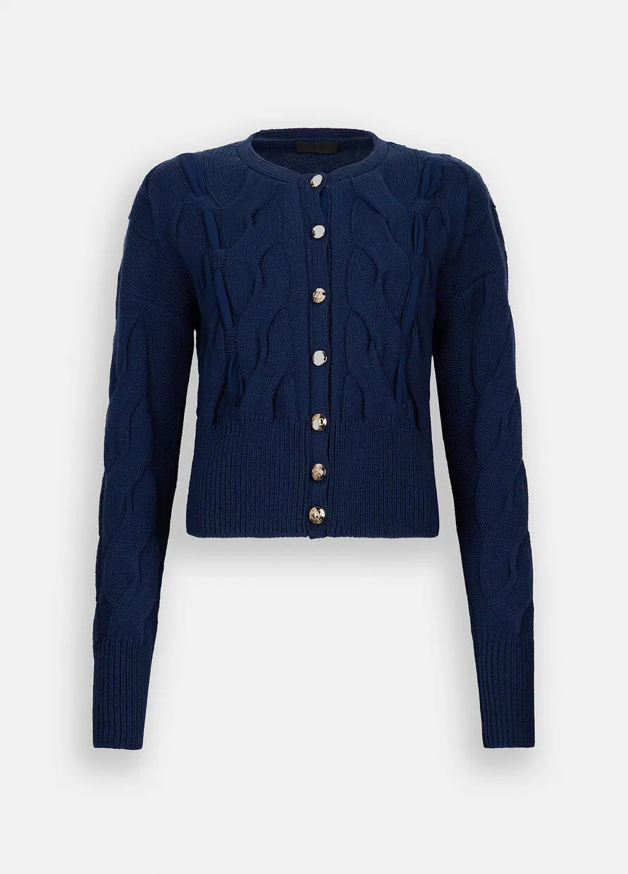 Liu Jo Zopfmuster-Cardigan aus Wolle 7 Liu Jo Zopfmuster-Cardigan aus Wolle – Bild 7