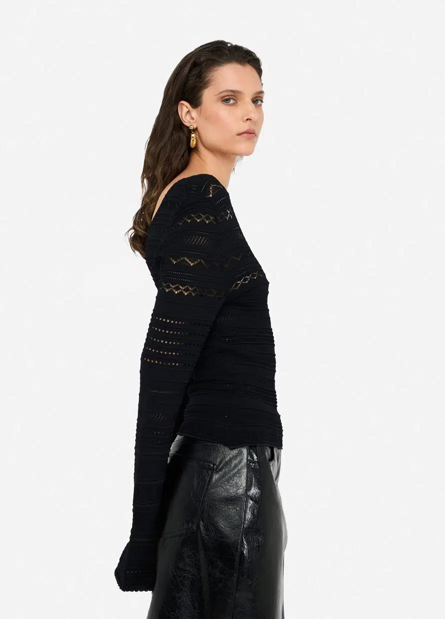 Liu Jo Pullover mit Lochmuster 4 Liu Jo Pullover mit Lochmuster – Bild 4