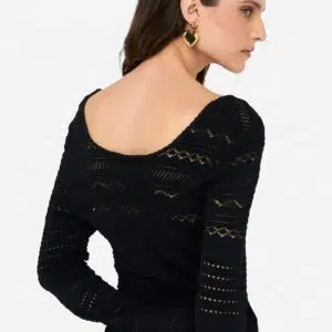 Liu Jo Pullover mit Lochmuster 12 CF5195MS55NR9342 8059524063987 CF5195MS55NR9342 I AO N B 5 N