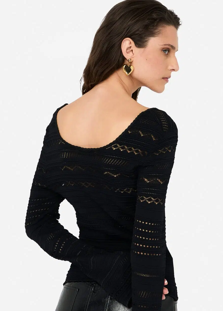 Liu Jo Pullover mit Lochmuster 6 Liu Jo Pullover mit Lochmuster – Bild 6