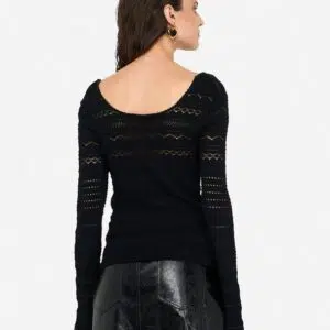 Liu Jo Pullover mit Lochmuster 11 CF5195MS55NR9342 8059524063987 CF5195MS55NR9342 I AR N N 2 N