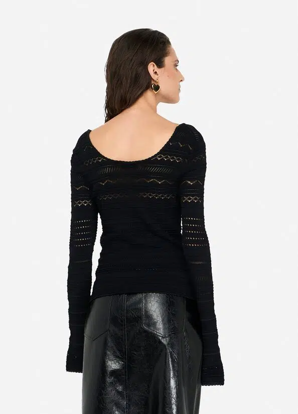 Liu Jo Pullover mit Lochmuster 5 Liu Jo Pullover mit Lochmuster – Bild 5