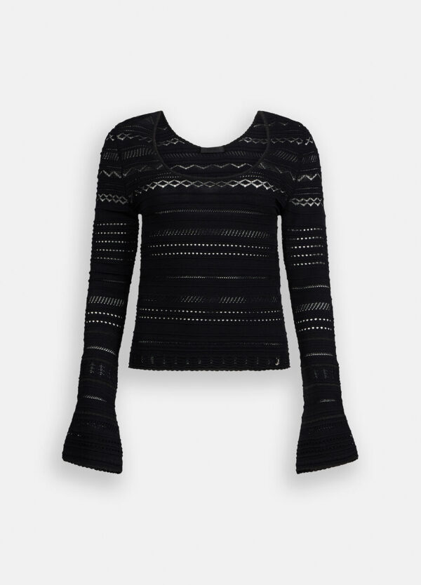 Liu Jo Pullover mit Lochmuster – Bild 7