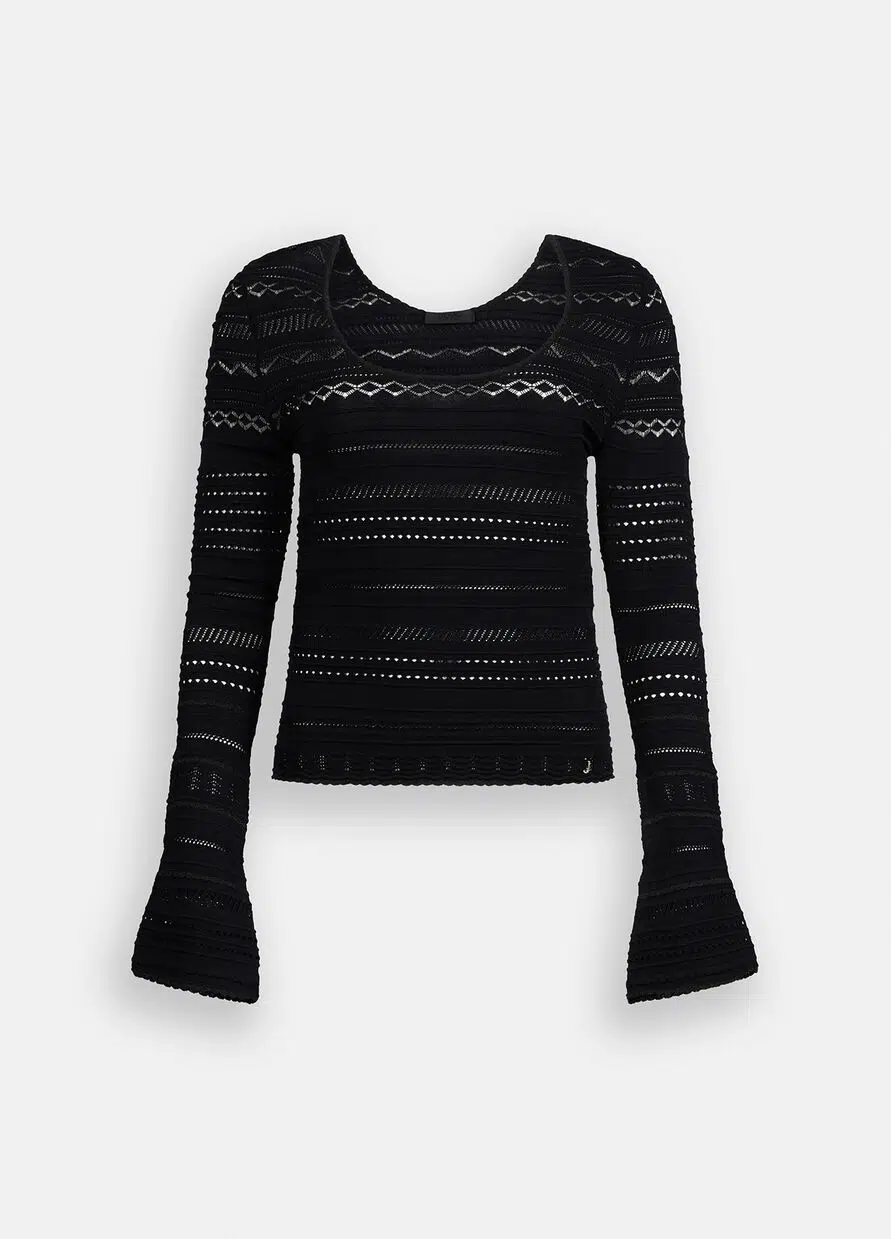 Liu Jo Pullover mit Lochmuster 7 Liu Jo Pullover mit Lochmuster – Bild 7