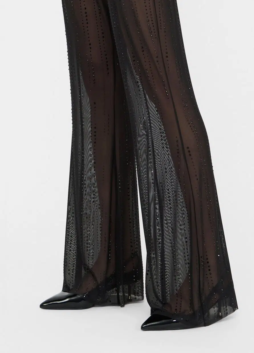 Liu Jo Tüllhose mit Strass 4 Liu Jo Tüllhose mit Strass – Bild 4