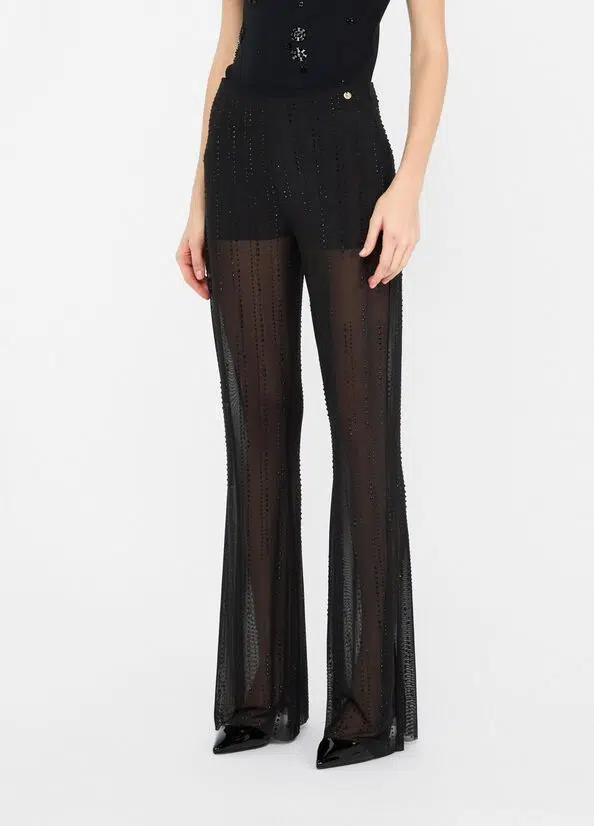 Liu Jo Tüllhose mit Strass 2 Liu Jo Tüllhose mit Strass – Bild 2