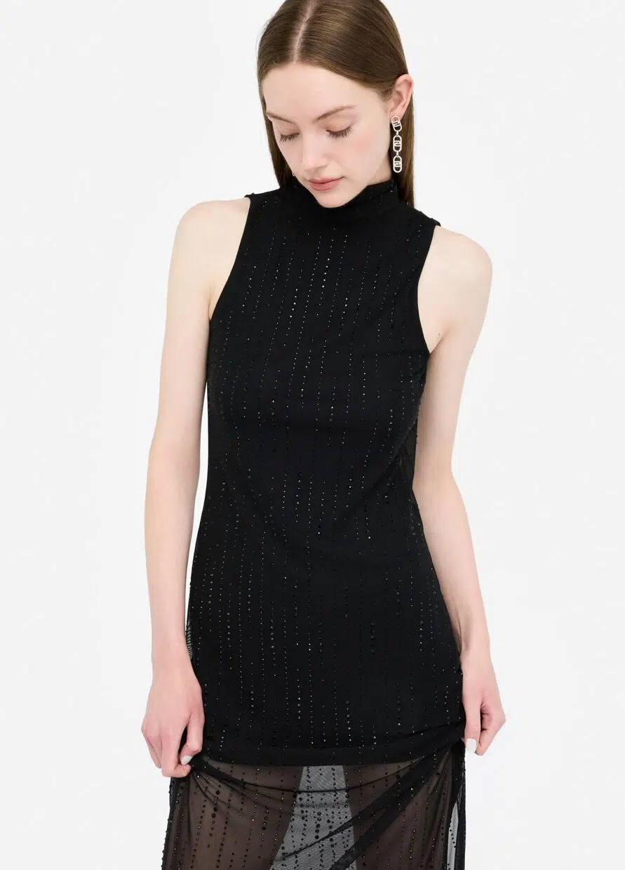 Liu Jo Tüllkleid mit Strass 2 Liu Jo Tüllkleid mit Strass – Bild 2