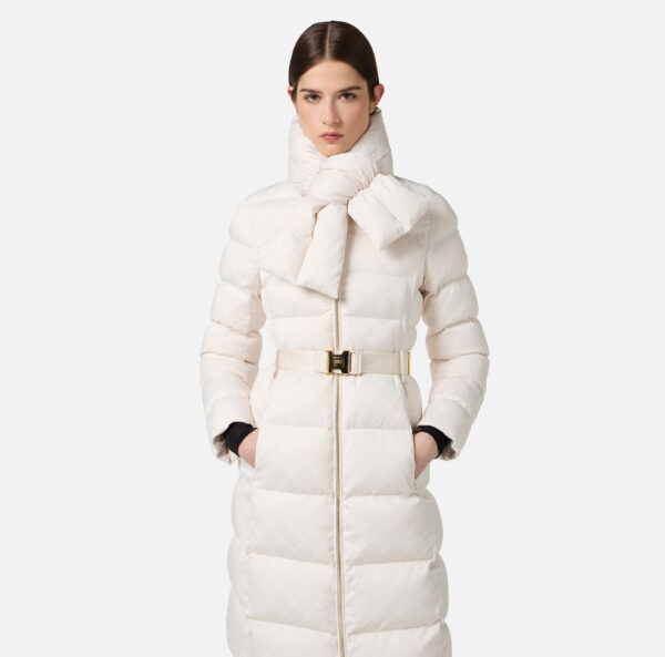 Elisabetta Franchi Steppjacke aus Segeltuch im Jacquard-Design – Bild 2