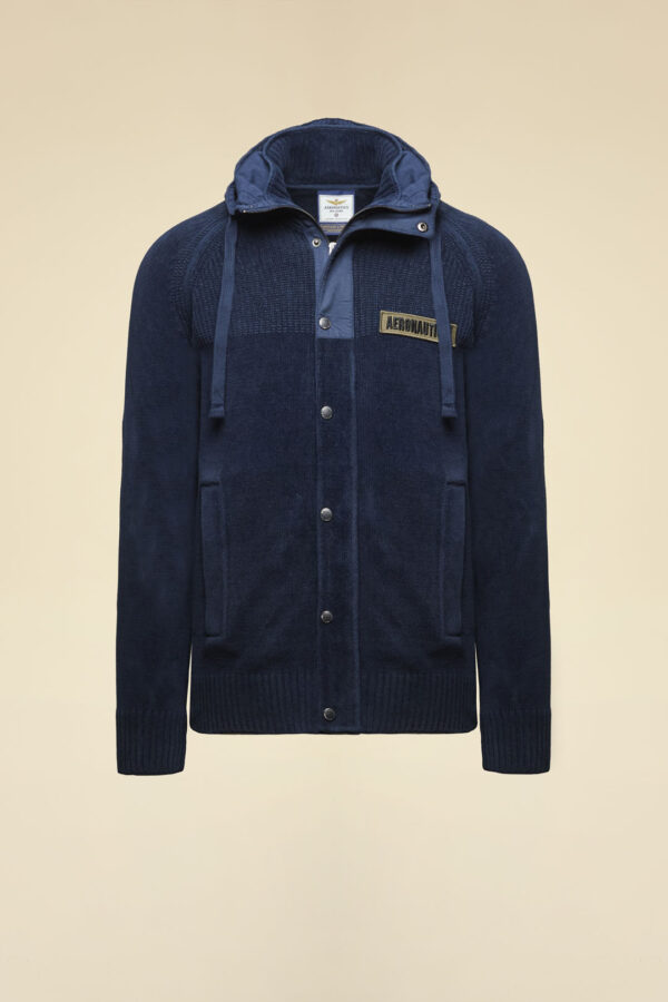 Aeronautica Militare Kapuzenpullover aus Chenille