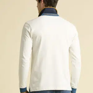 Aeronautica Militare Gesticktes Poloshirt 6 252PO1892UP00173 aeronauticamilitare 252po1892up00173 94685 embroidered colour block polo shirt 2 4