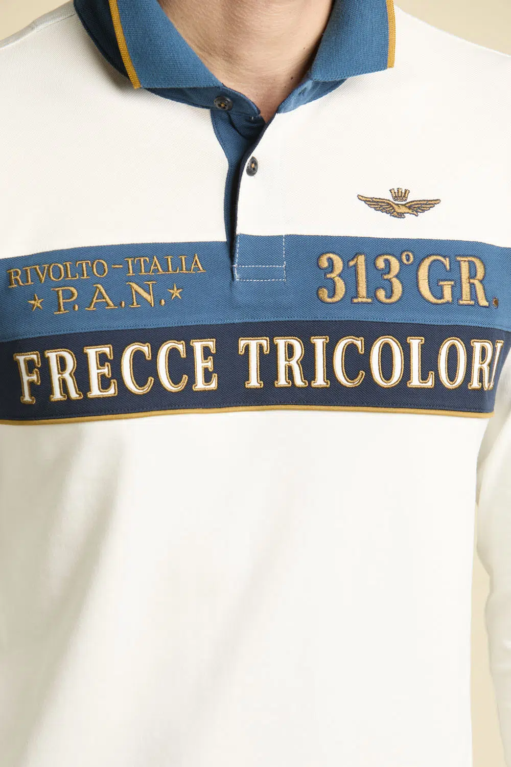 Aeronautica Militare Gesticktes Poloshirt 3 Aeronautica Militare Gesticktes Poloshirt – Bild 3