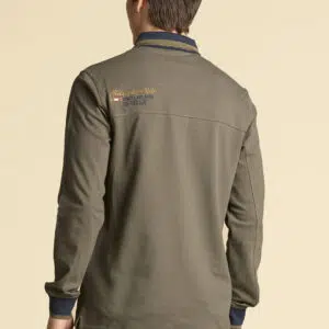 Aeronautica Militare Langärmliges Poloshirt mit Stickerei 7 252PO1896UP00173 aeronauticamilitare 252po1896up00173 34400 long sleeved embroidered polo shirt 2 2