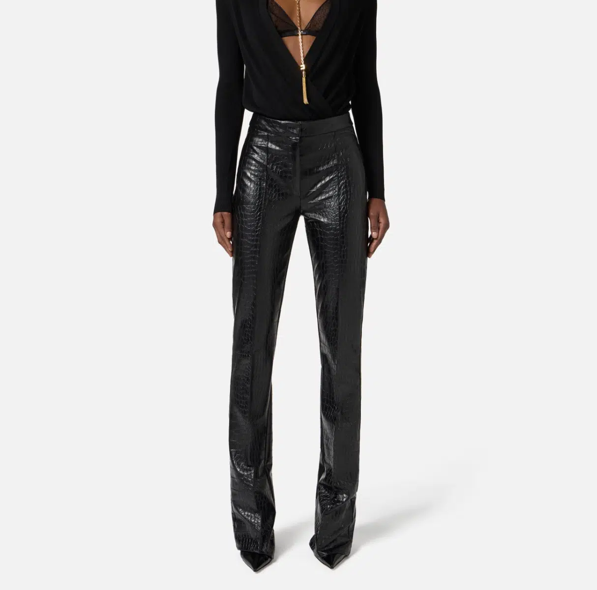 Elisabetta Franchi Hose mit Kokosnuss-Print 2 Elisabetta Franchi Hose mit Kokosnuss-Print – Bild 2