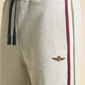 252PF1005UF00668 aeronauticamilitare 252pf1005uf00668 17171 comfort fit sweatpants with tricolor 5 2