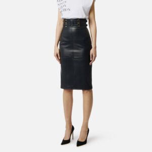 Lederrock mit Präge-Logo