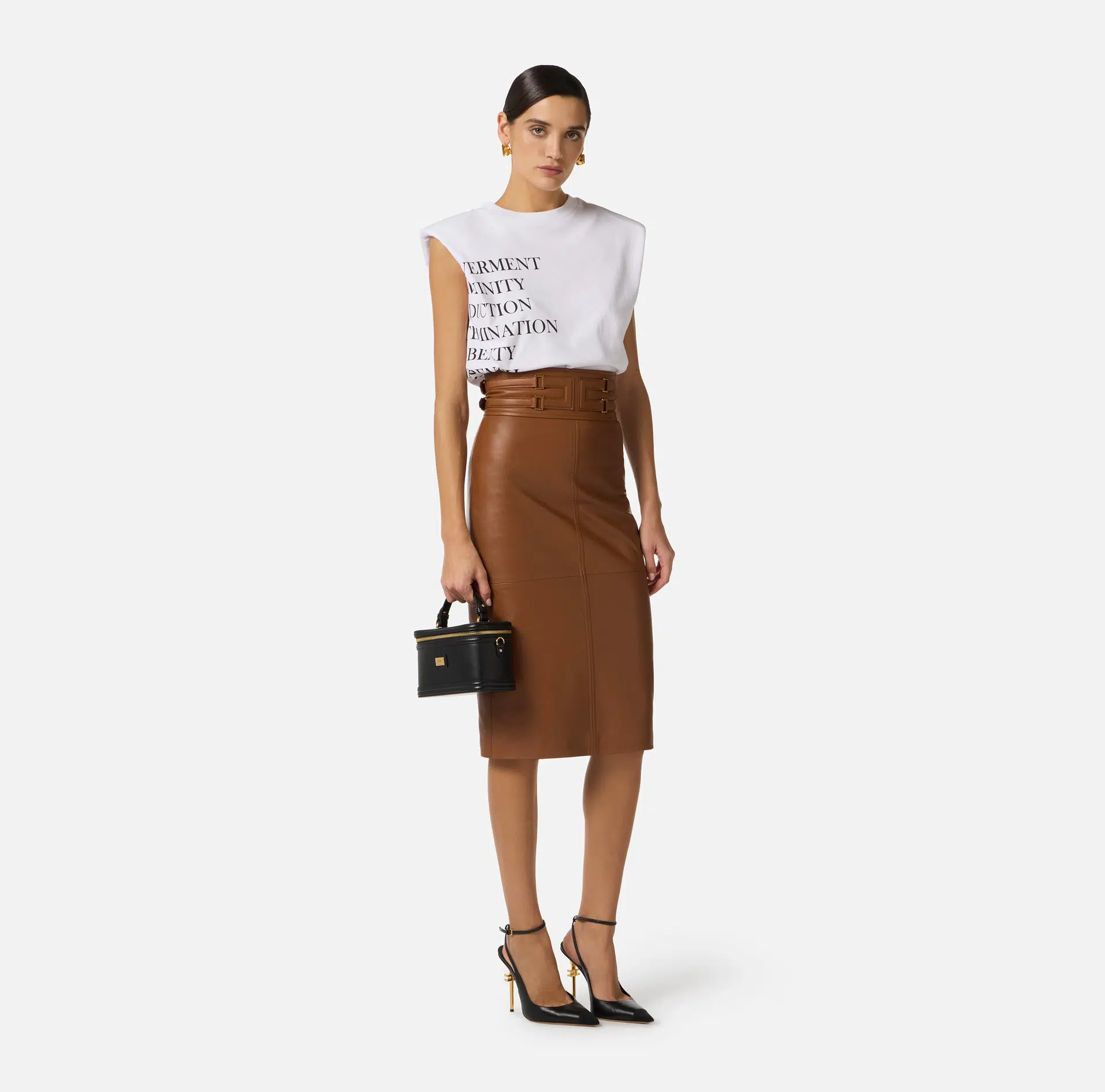 T-Shirt aus Jersey mit Lettering-Print 1 T-Shirt aus Jersey mit Lettering-Print