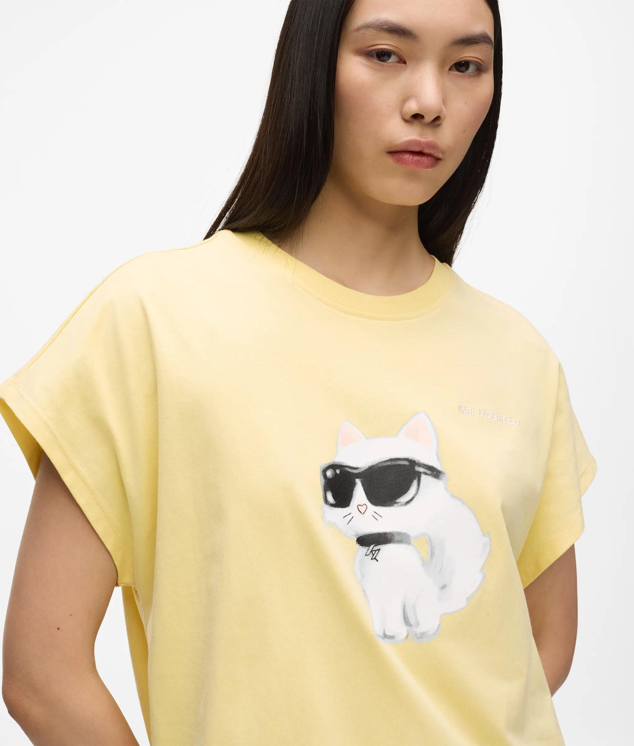 Karl Lagerfeld IKON Choupette T-Shirt 4 Karl Lagerfeld IKON Choupette T-Shirt – Bild 4
