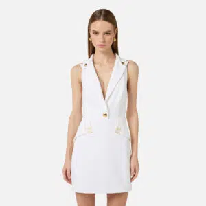 Minikleid aus doppellagigem Stretch-Crêpe mit Logo-Details 6 AB92461E2_360 AB92461E2 360 4 D