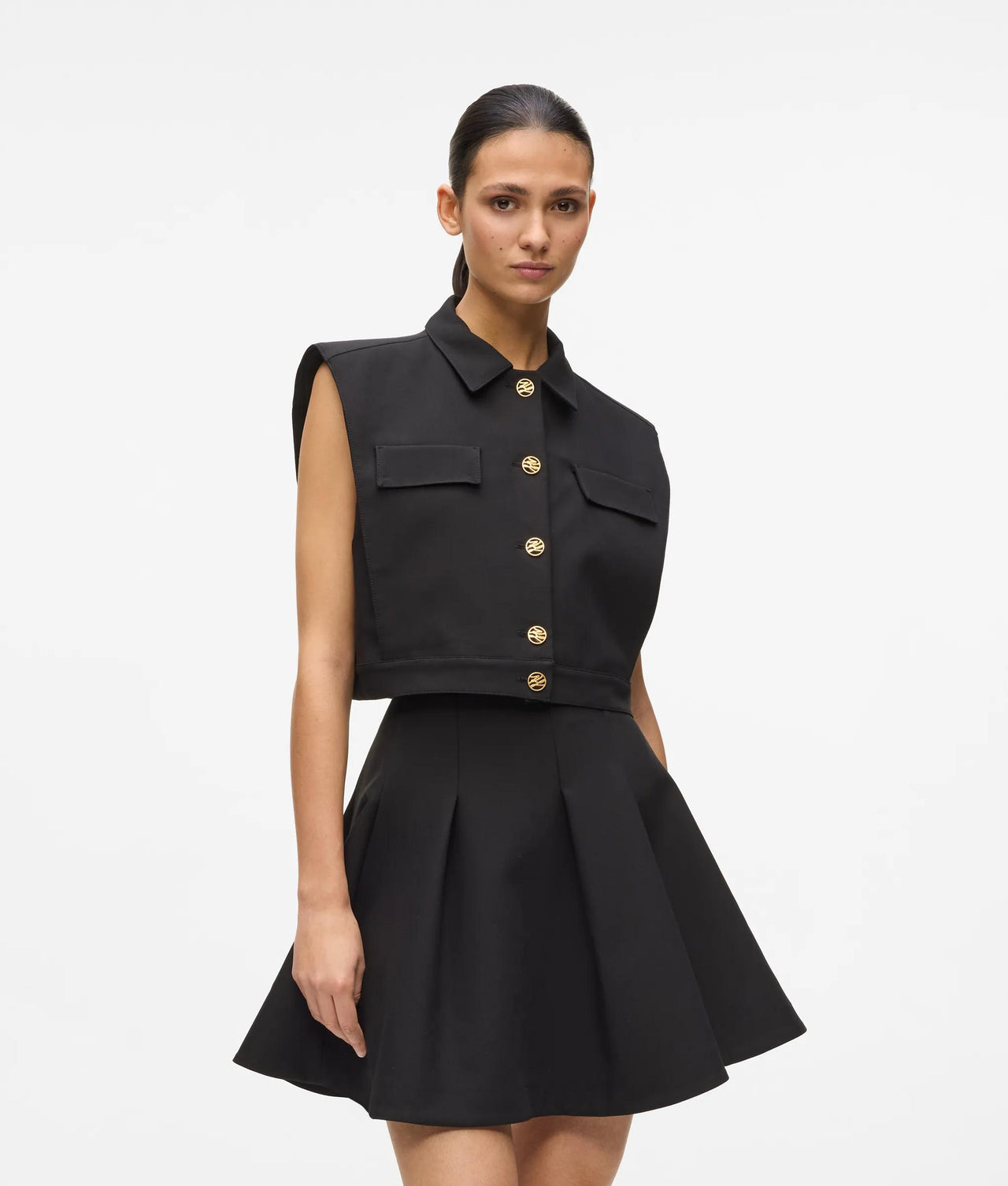 Karl Lagerfeld Kurze Weste 2 Karl Lagerfeld Kurze Weste – Bild 2