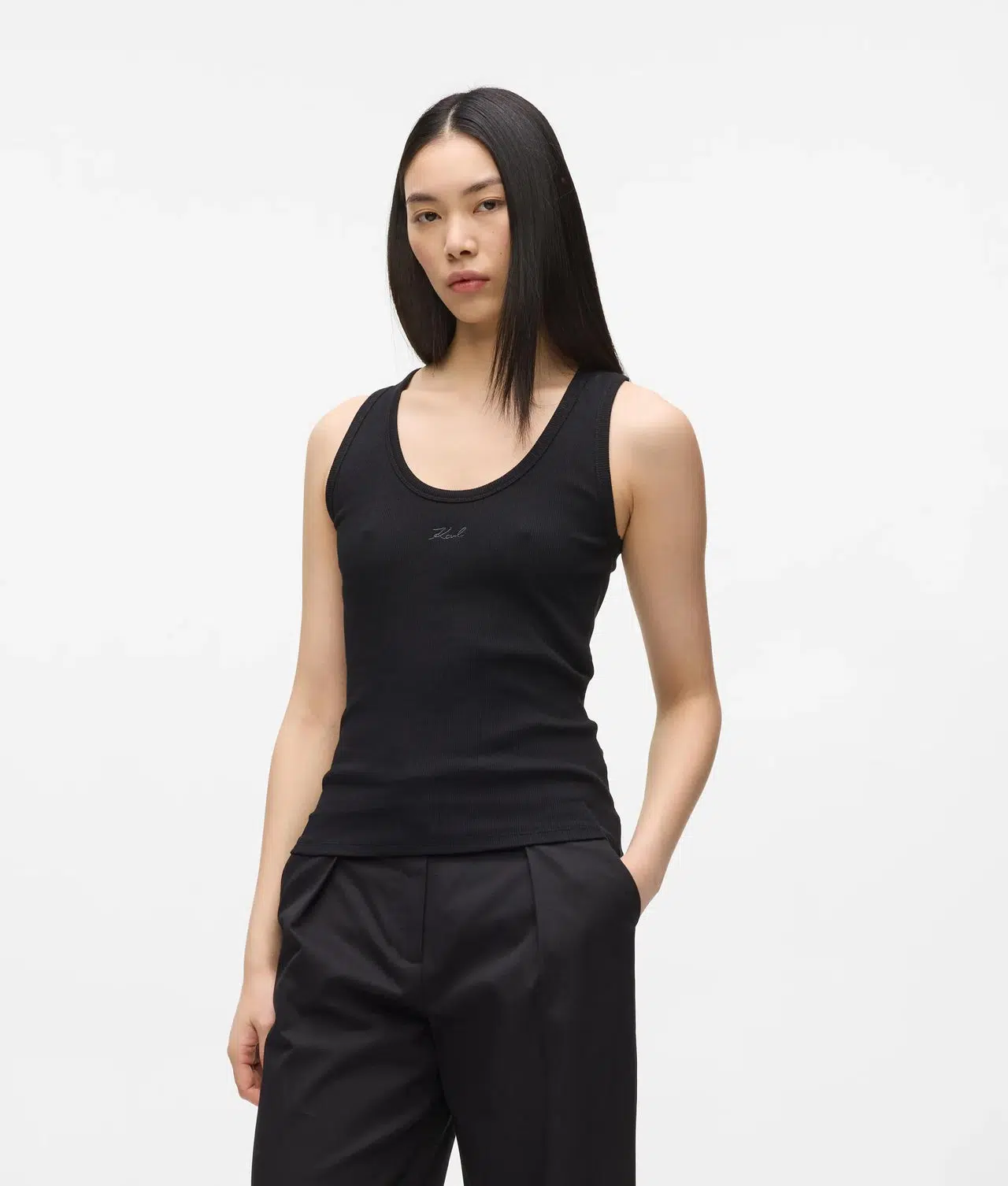 Karl Lagerfeld Signature Tanktop 2 Karl Lagerfeld Signature Tanktop – Bild 2