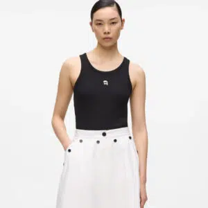 Karl Lagerfeld Ikon geripptes Tanktop 7 B2W17099999 B2W17099999 1