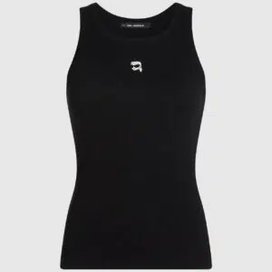 Karl Lagerfeld Ikon geripptes Tanktop 10 B2W17099999 B2W17099999 5