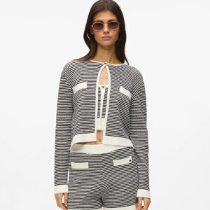 Karl Lagerfeld IKON gestreifte Strickjacke 7 B2W180151MC B2W180151MC 1