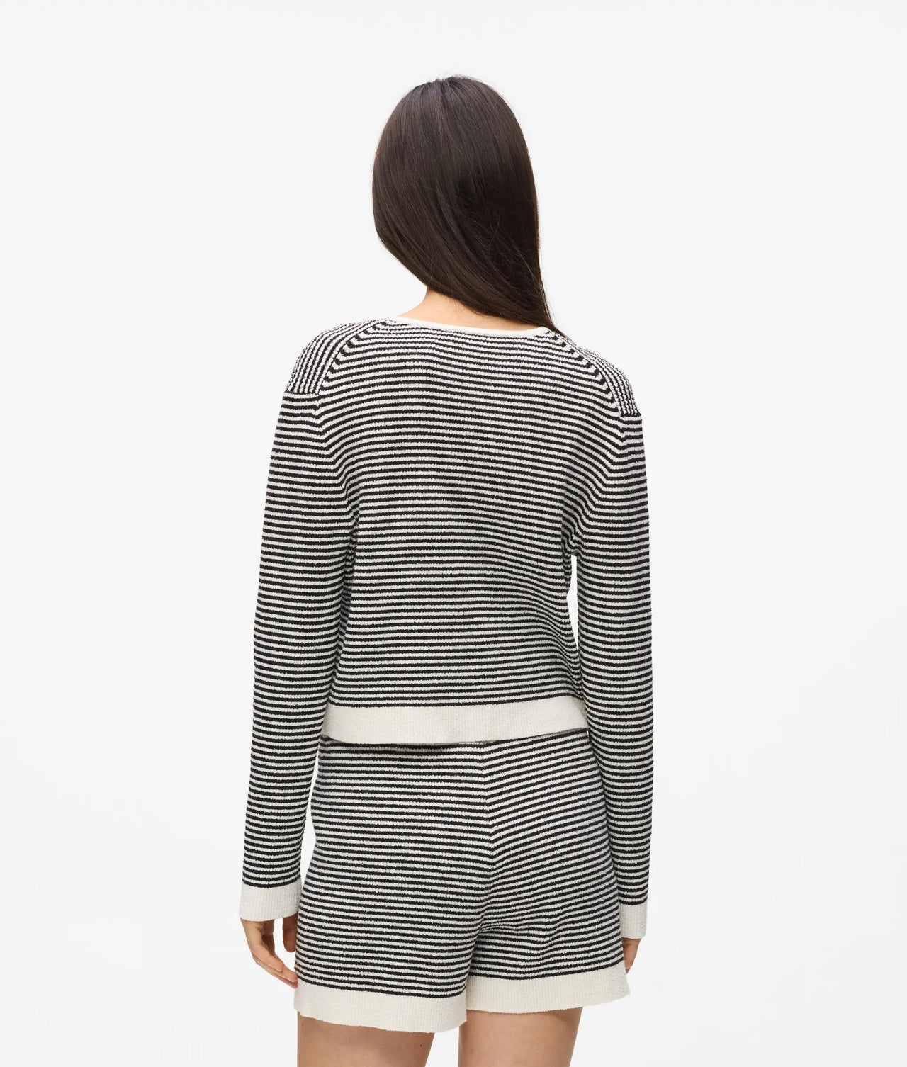 Karl Lagerfeld IKON gestreifte Strickjacke 4 Karl Lagerfeld IKON gestreifte Strickjacke – Bild 4