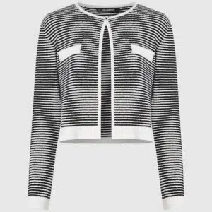 Karl Lagerfeld IKON gestreifte Strickjacke 10 B2W180151MC B2W180151MC 5