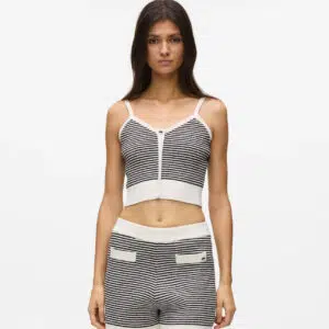 Karl Lagerfeld IKON gestreiftes Stricktop 7 B2W180161MC B2W180161MC 1