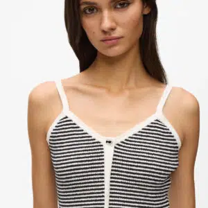 Karl Lagerfeld IKON gestreiftes Stricktop 9 B2W180161MC B2W180161MC 3