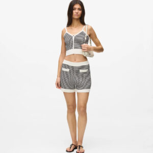 Karl Lagerfeld IKON gestreiftes Stricktop