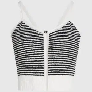 Karl Lagerfeld IKON gestreiftes Stricktop 10 B2W180161MC B2W180161MC 5