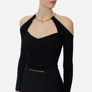 Elisabetta Franchi Stricktop mit Schmuckdetail 4 MK89S61E2_110 MK89S61E2 110 3