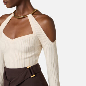 Elisabetta Franchi Stricktop mit Schmuckdetail 7 MK89S61E2_193 MK89S61E2 193 5 D