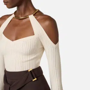 Elisabetta Franchi Stricktop mit Schmuckdetail 7 MK89S61E2_193 MK89S61E2 193 5 D