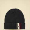 Aeronautica Militare Mütze mit Trikolore und metallenem Adler 6 252CU0086UL00903 aeronauticamilitare 252cu0080ul00555 34300 knit beanie with tricolor detail 1 2