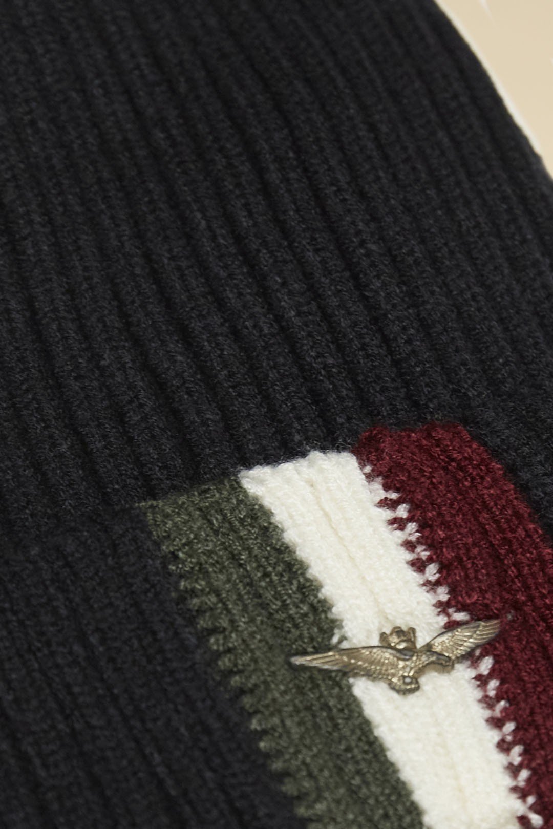 Aeronautica Militare Mütze mit Trikolore und metallenem Adler – Bild 3